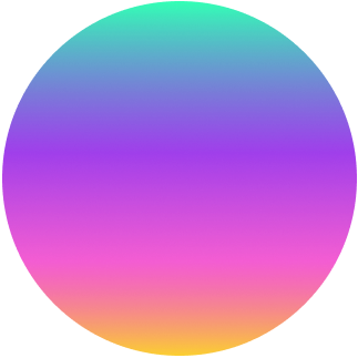 techydrrroid logo, which is a circle with gradient colours from the top down: seafoam green, purple, pink, yellow.